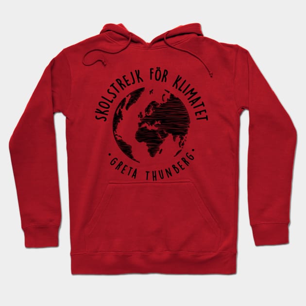 Support Greta - SKOLSTREJK FÖR KLIMATET Hoodie by edmproject